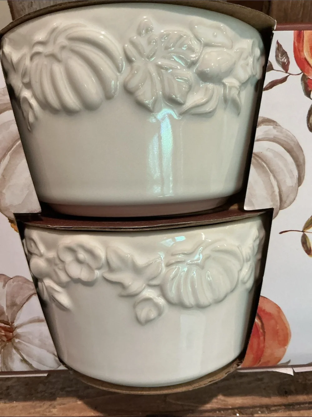 Bakeshop Fall/Autumn Ramekins - Set of 4